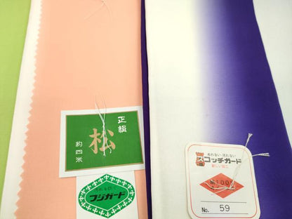 平和屋着物▼和装小物　八掛まとめて10点　色無地　暈し　紬地　全て正絹　未使用多数　逸品　CABN0983ju