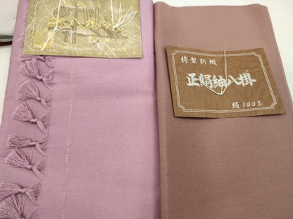平和屋着物▼和装小物　八掛まとめて10点　色無地　暈し　紬地　全て正絹　未使用多数　逸品　CABN0983ju