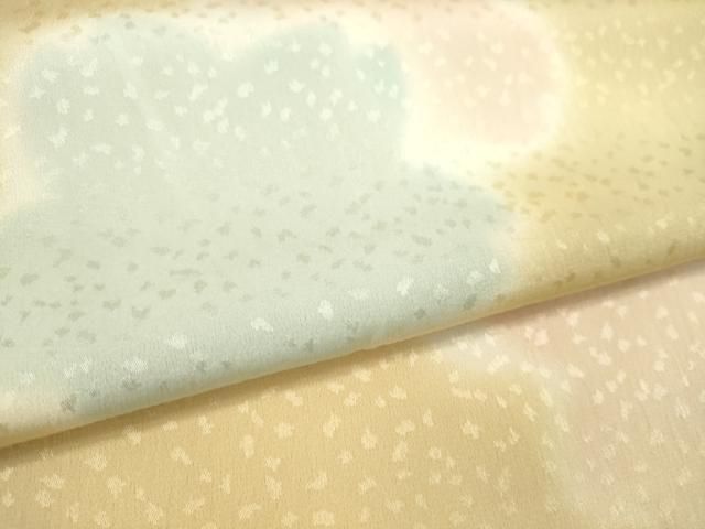 平和屋着物●長襦袢　反物　舞桜文　暈し染め　三越扱い　着尺　逸品　未使用　CABN1026ju