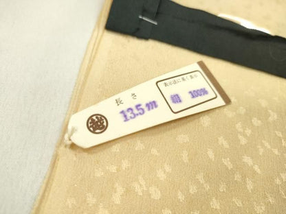 平和屋着物●長襦袢　反物　舞桜文　暈し染め　三越扱い　着尺　逸品　未使用　CABN1026ju