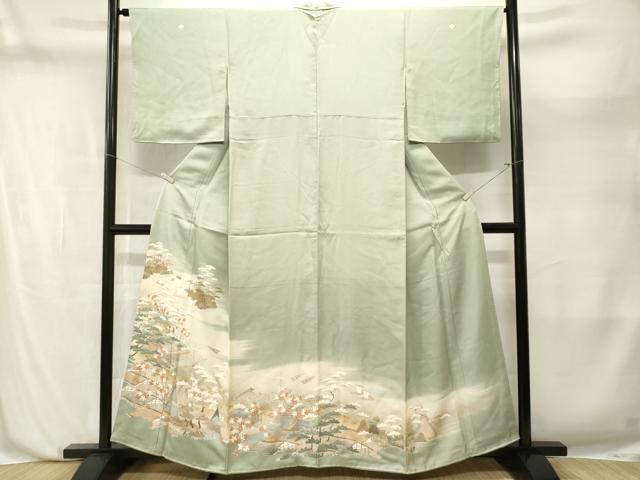 平和屋着物■豪華色留袖　御所解文　暈し染め　金彩　正絹　逸品　CABN1201ev