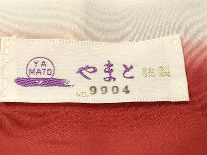 平和屋着物■上質な小紋　切嵌更紗吉祥花文　やまと誂製　正絹　逸品　CABN1208ev