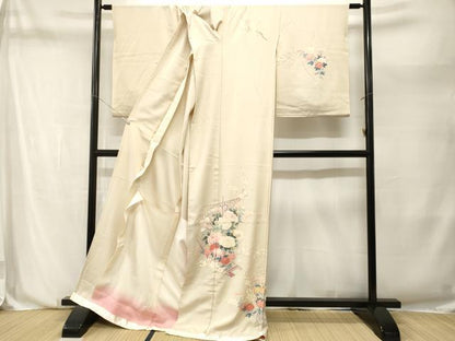 平和屋着物■訪問着　作家物　几帳舟花文　仮絵羽　上代25万　逸品　未使用　CABN1210ev