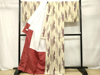 平和屋着物■小紋　矢羽舞花文　洗える着物　CABN1220ev