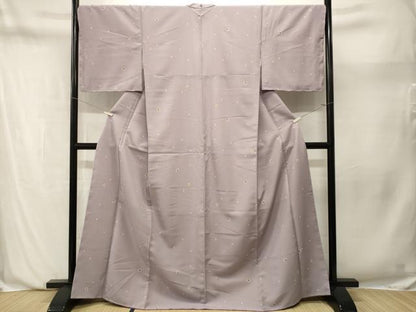 平和屋着物■小紋　舞桜文　洗える着物　CABN1241ev