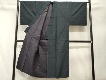 平和屋着物■男性　髭紬　百入茶色　正絹　逸品　CABN1285ev