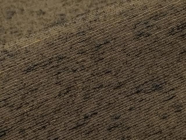 平和屋着物■男性　紬　涅色　正絹　逸品　CABN1289ev