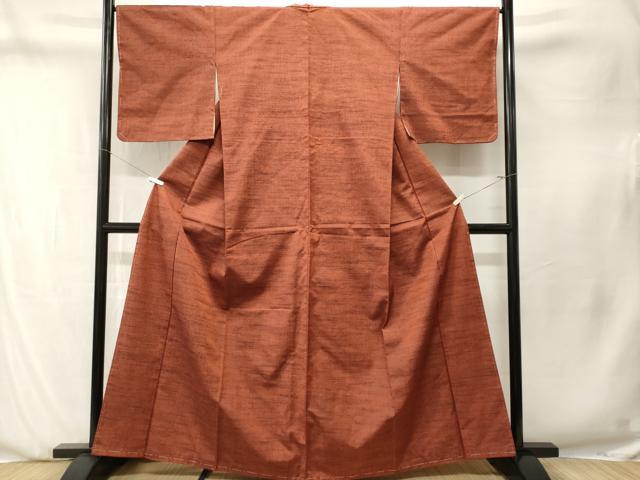 平和屋着物■上質な紬　霞文　正絹　逸品　CABN1306ev