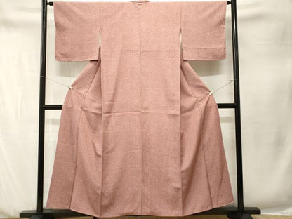 平和屋着物■小紋士　保科信　江戸小紋　花尽くし　正絹　逸品　CABN1313ev