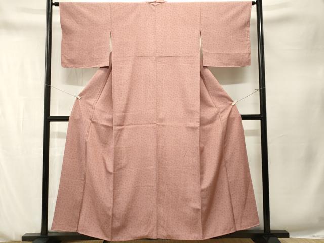 平和屋着物■小紋士　保科信　江戸小紋　花尽くし　正絹　逸品　CABN1313ev