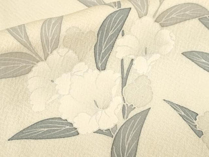 平和屋着物■豪華色留袖　刺繍　枝花文　　正絹　逸品　CABN1328ev