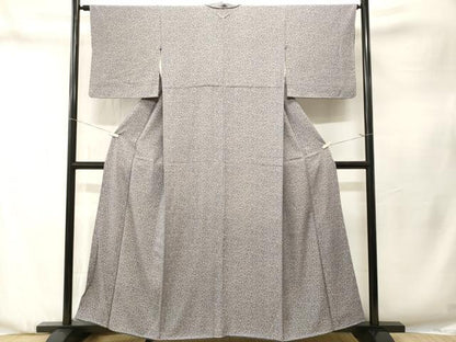 平和屋着物■上質な小紋　花唐草文　正絹　逸品　CABN1334ev