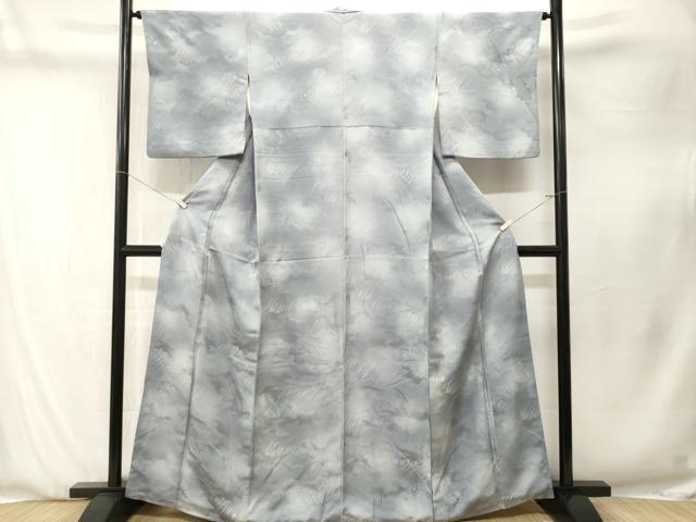 平和屋着物■上質な小紋　地紋起こし　抽象文様　暈し染め　正絹　逸品　CABN1338ev