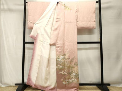 平和屋着物■訪問着　御所解文　暈し染め　金彩　正絹　逸品　CABN1343ev