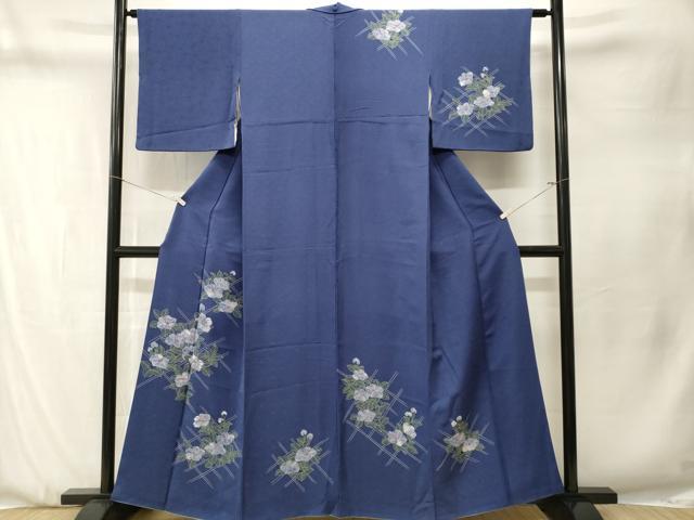 平和屋着物■訪問着　刺繍　草花文　西武百貨店扱い　正絹　逸品　CABN1344ev