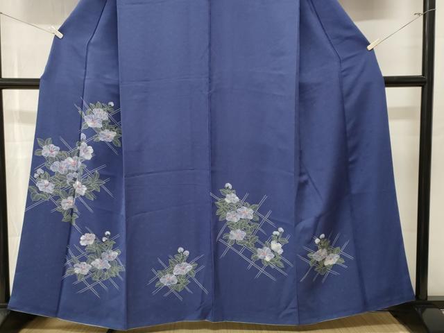 平和屋着物■訪問着　刺繍　草花文　西武百貨店扱い　正絹　逸品　CABN1344ev