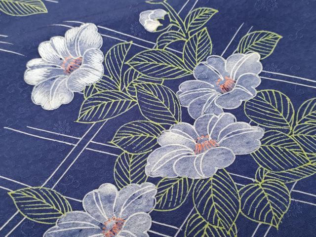 平和屋着物■訪問着　刺繍　草花文　西武百貨店扱い　正絹　逸品　CABN1344ev