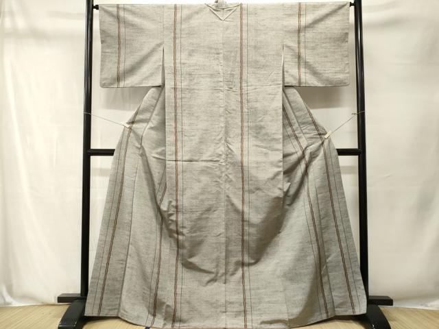 平和屋着物■上質な紬　間道　正絹　逸品　CABN1361ev