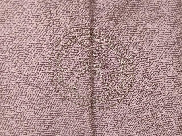 平和屋着物■上質な色無地　霞地紋　紅藤色　鈴乃屋扱い　正絹　逸品　CABN1371ev