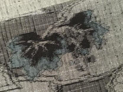 平和屋着物■上質な紬　舞葉文　正絹　逸品　CABN1381ev