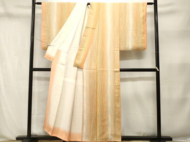 平和屋着物■上質な小紋　霞文　暈し染め　正絹　逸品　CABN1386ev