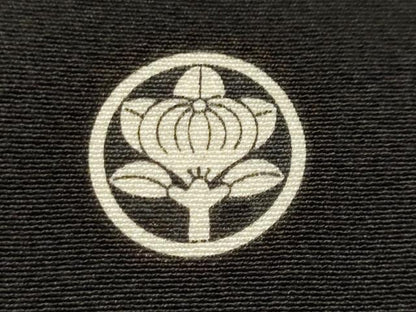 平和屋着物■豪華黒留袖　作家物　雪輪熨斗吉祥花文　正絹　逸品　CABN1389ev