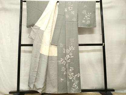 平和屋着物■訪問着　舞花文　正絹　逸品　CABN1392ev
