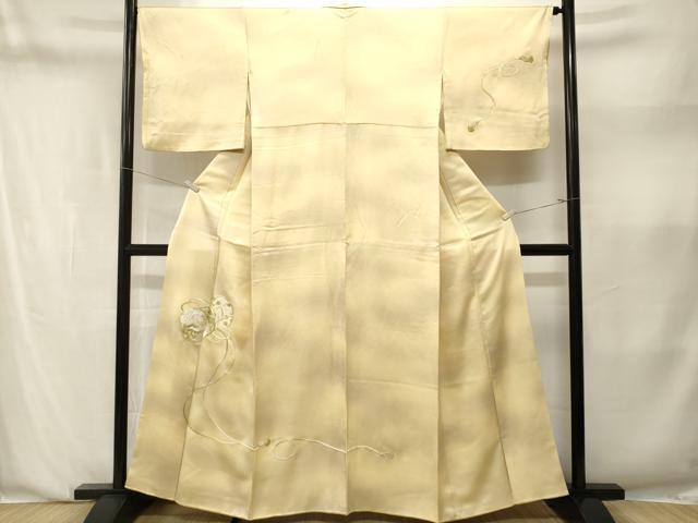 平和屋着物■訪問着　総刺繍　鼓　飛鶴文　暈し染め　正絹　逸品　CABN1395ev