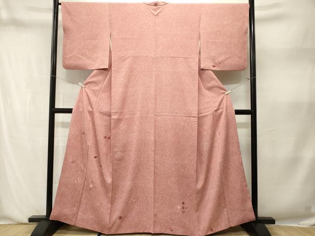 平和屋着物■訪問着　総刺繍　草花文　正絹　逸品　CABN1398ev