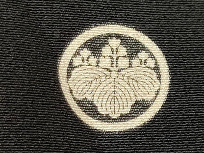平和屋着物■豪華黒留袖　螺鈿　花喰い鳥　更紗鳳凰花文　金銀彩　正絹　逸品　CABN1446ev
