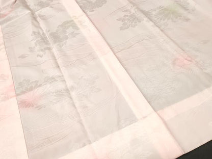 平和屋着物■長襦袢　無双仕立て　流水草花文　暈し染め　洗える着物　CABN1471ev