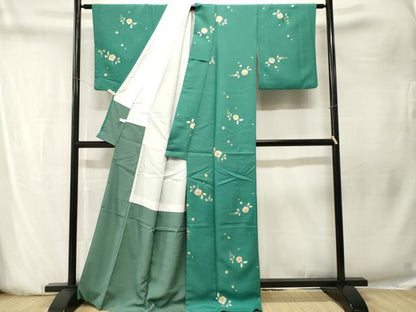 平和屋着物■小紋　毬花文　金銀彩　洗える着物　CABN1475ev