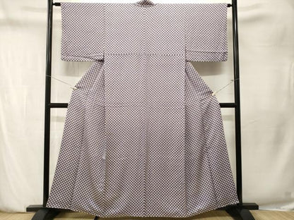 平和屋着物■上質な小紋　花尽し　正絹　逸品　CABN1518ev