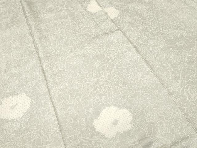 平和屋着物■上質な小紋　草花文　正絹　逸品　CABN1519ev