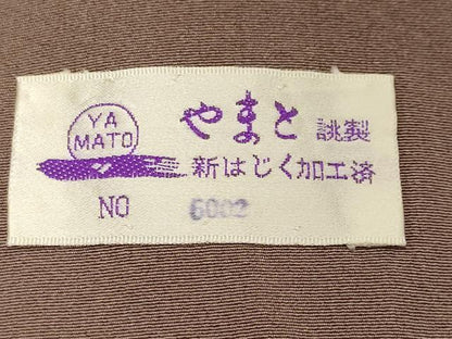 平和屋着物■豪華色留袖　作家物　駒刺繍　休み鳥飛鶴草花文　金銀彩　やまと誂製　正絹　逸品　CABN1520ev