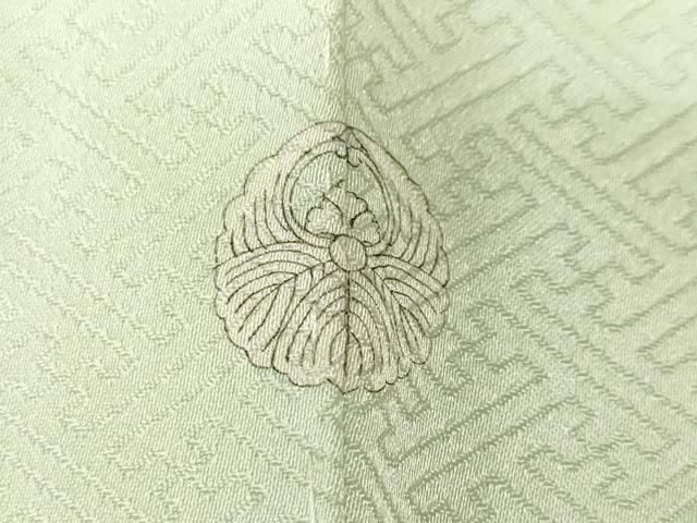 平和屋着物■訪問着　総刺繍　巻絵地紙鴛鴦花文　暈し染め　正絹　逸品　CABN1525ev