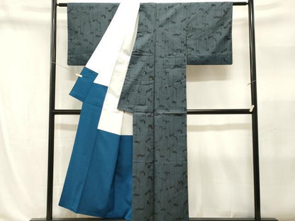 平和屋着物■本場大島紬　抽象文様　正絹　逸品　CABN1549ev