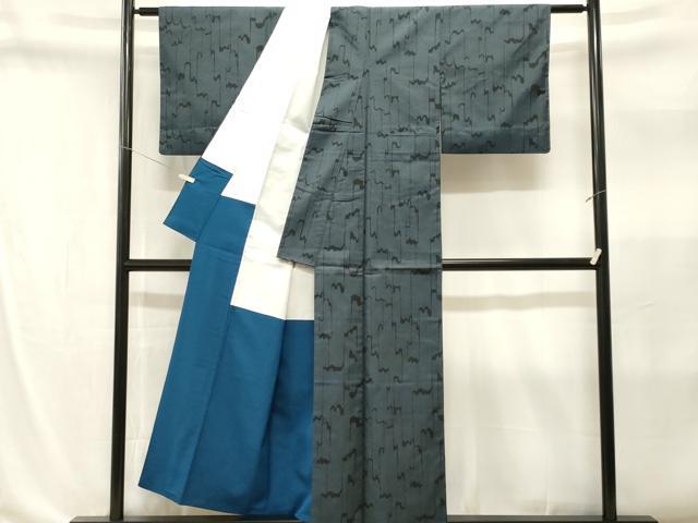 平和屋着物■本場大島紬　抽象文様　正絹　逸品　CABN1549ev