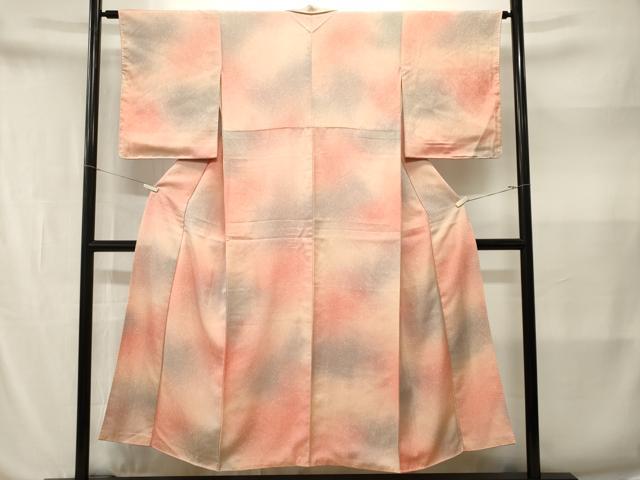 平和屋着物■上質な小紋　霰霞文　暈し染め　正絹　逸品　CABN1554ev
