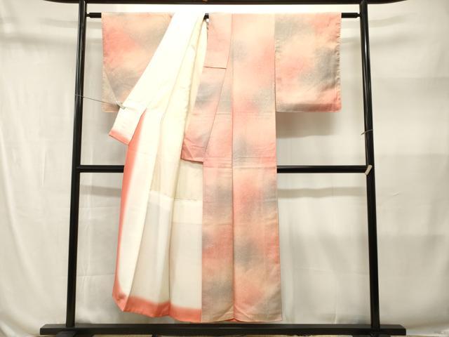 平和屋着物■上質な小紋　霰霞文　暈し染め　正絹　逸品　CABN1554ev