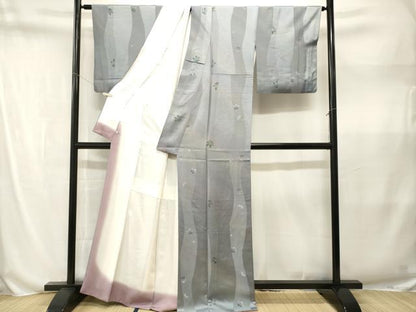 平和屋着物■上質な小紋　舞花間道　暈し染め　さが美扱い　正絹　逸品　CABN1559ev