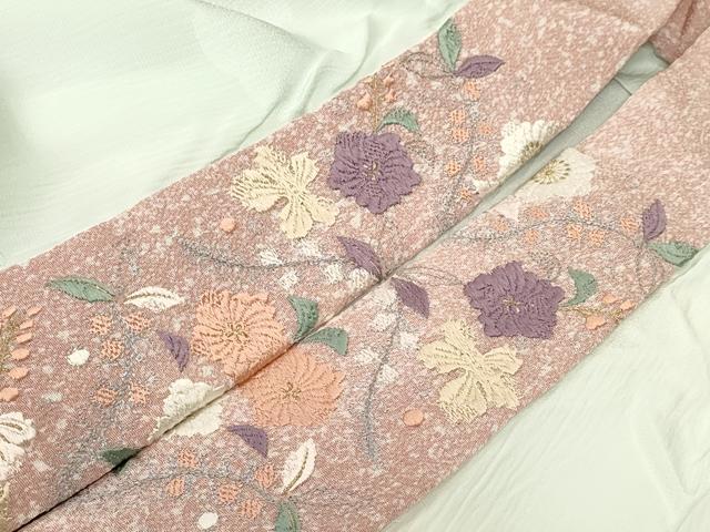 平和屋着物■長襦袢　無双仕立て　雲取り吉祥文　暈し染め　半衿刺繍　洗える着物　CABN1602ev