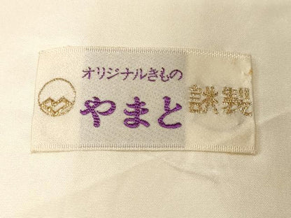 平和屋着物■訪問着　刺繍　鼓花霞文　暈し染め　金銀糸　やまと誂製　正絹　逸品　CABN1624ev