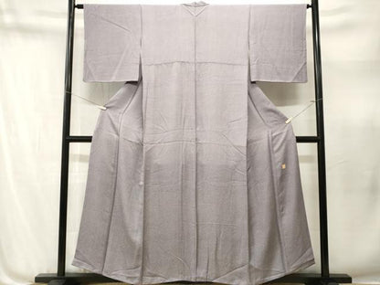 平和屋着物■江戸小紋　草木染め　鮫小紋柄　正絹　逸品　CABN1649ev