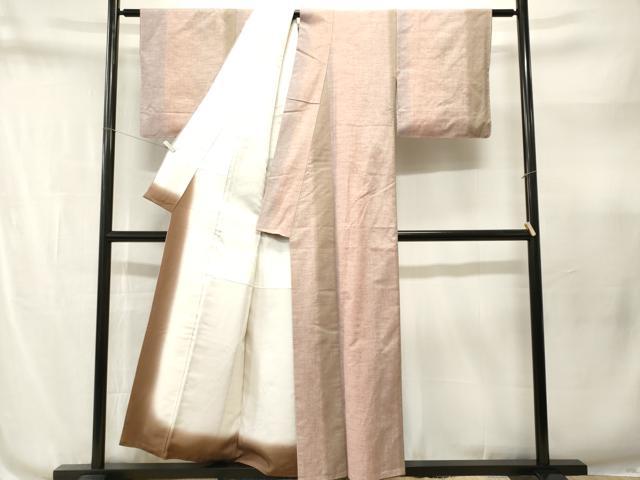 平和屋着物■上質な紬　間道　正絹　逸品　CABN1662ev
