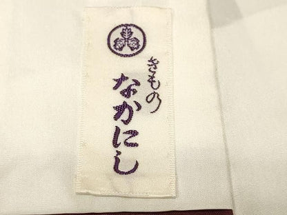 平和屋着物■本場大島紬　7マルキ　よろけ縞　正絹　逸品　CABN1678ev