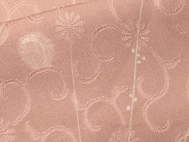 平和屋着物■上質な小紋　花唐草文　正絹　逸品　CABN1692ev