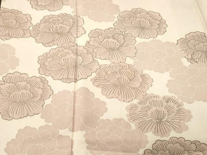 平和屋着物■訪問着　刺繍　舞花文　正絹　逸品　CABN1702ev