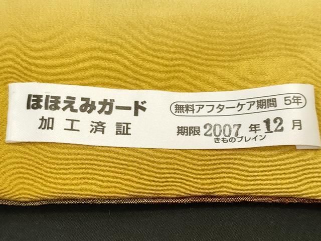 平和屋着物■上質な小紋　間道　正絹　逸品　CABN1756ev