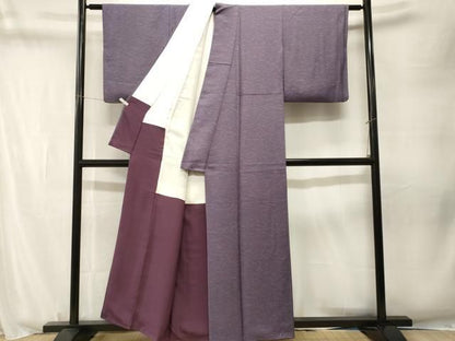 平和屋着物■小紋　霰芝草文　洗える着物　CABN1767ev